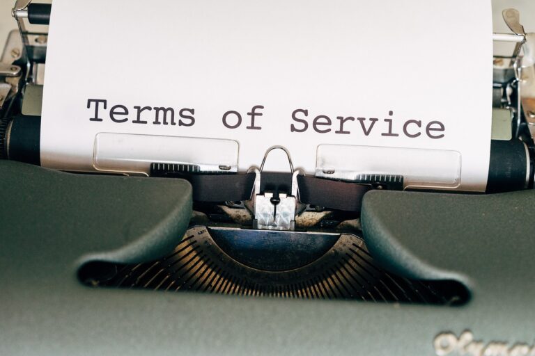 general terms and conditions, law, service